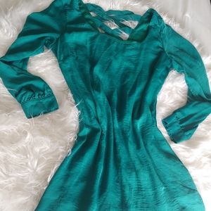 Cross Back Shift Dress